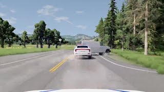 BeamNG Drive - State Police Chase Ends With PIT Maneuver