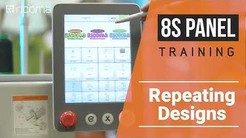 8S Panel training series Part 12   Repeating Designs