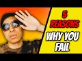 Why people FAIL at learning a new language : 5 REASONS WHY
