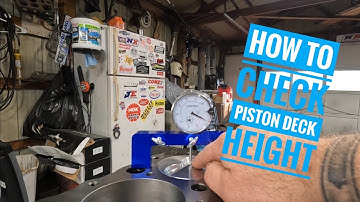 how to check piston deck height on my sbc 339 stroker. #becauseracetruck