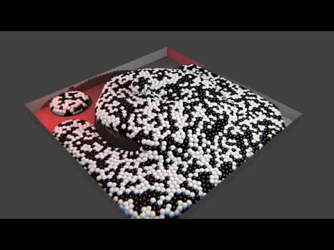 Fluid Simulation Demo /w 8000 Marbles (720p25, Blender 2.77)