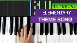 Elementary Theme Song - Piano Tutorial + MIDI Download