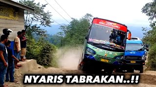 Bus ALS Jumping Dan Truk Tronton Gagal Nanjak Di Tanjakan Batu Jomba | extreme roads