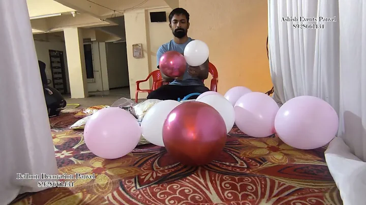 Birthday balloon Decoration || Ashish Events Panvel📍|| Birthday Decoration #ashisheventspanvel 
