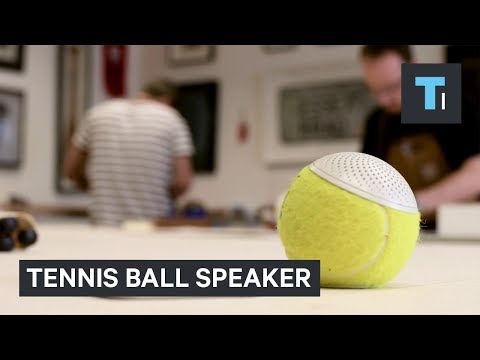 These Wimbledon​ tennis balls were turned into speakers