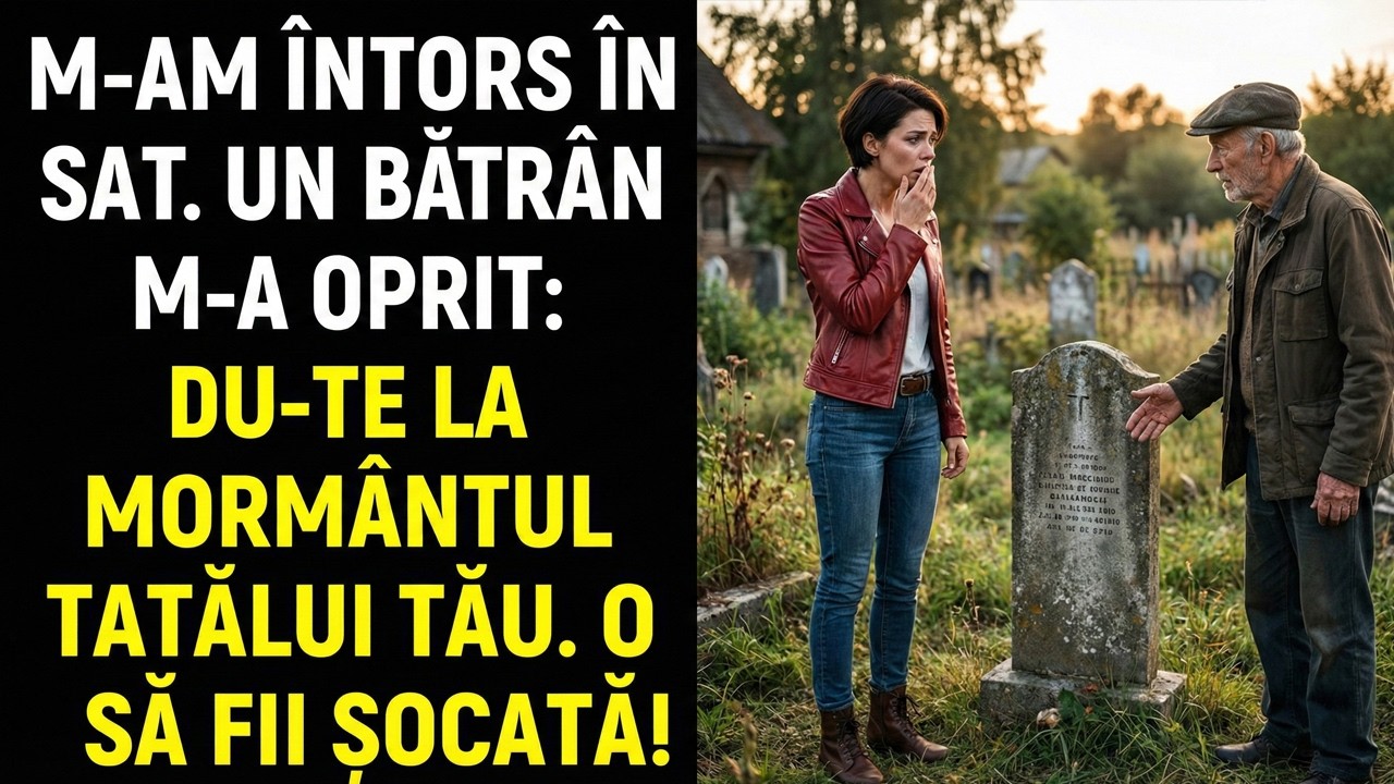 Mă întorceam dintr-o delegație și, trecând prin satul natal, am decis să trec pe acolo...