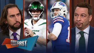 FIRST THING FIRST | Nick Wright \& Chris Broussard GOES CRAZY Jets trade Zach Wilson to Broncos