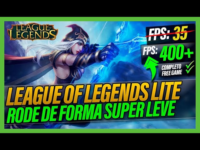 Como Ganhar Mais FPS No Lol Novo Método Fácil - League Of Legends 2023 