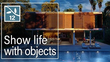 Creating Beautiful Renders with Lumion 12 | Step 4: Show the life in a scene with objects and detail