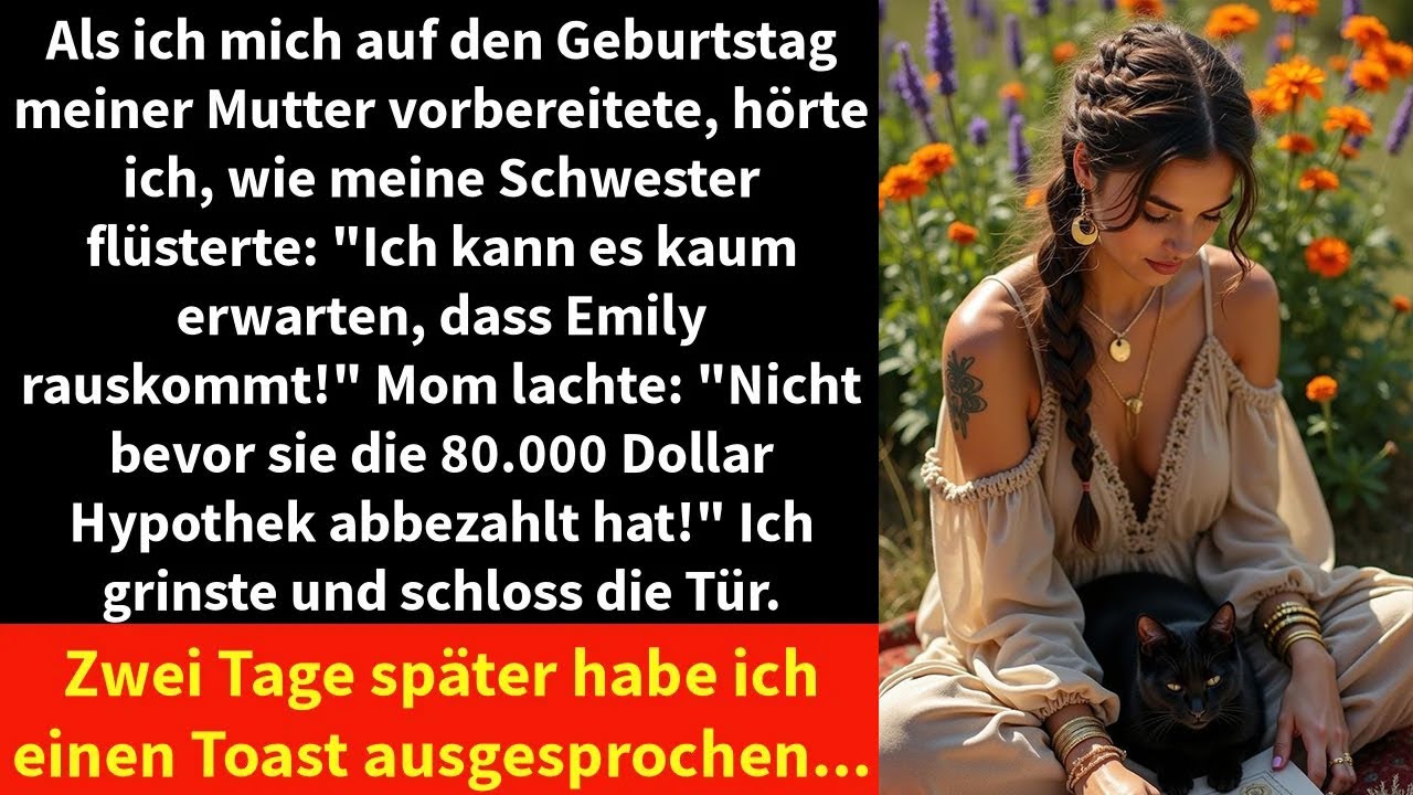 Als ich mich auf den Geburtstag meiner Mutter vorbereitete, hörte ich, wie meine Schwester flüsterte