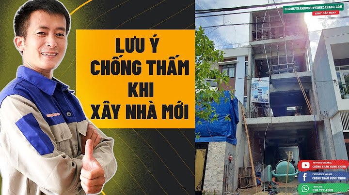 Xử lý chống thấm mái nhà