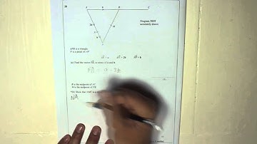 Edexcel GCSE Paper 1 November 2012 Question 28 - Vectors