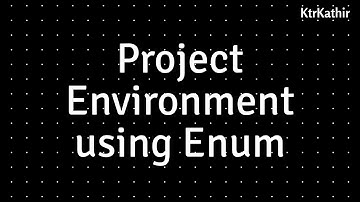 Simple way to set Project Environment using Enum | Xcode 11 | Swift 5.2.4 | KtrKathir