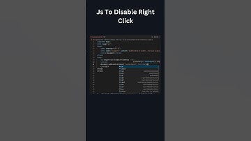 How To Disable Right Click On Website #javascript