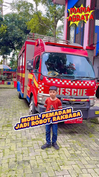 Mobil pemadam kebakaran jadi robot 😱Part 708