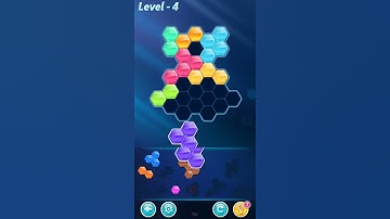 BLOCK! Hexa Puzzle! Rainbow D Level 4 (Premium) - Lösung Solution Walkthrough