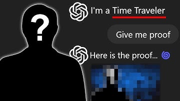 Time Traveler Caught on AI