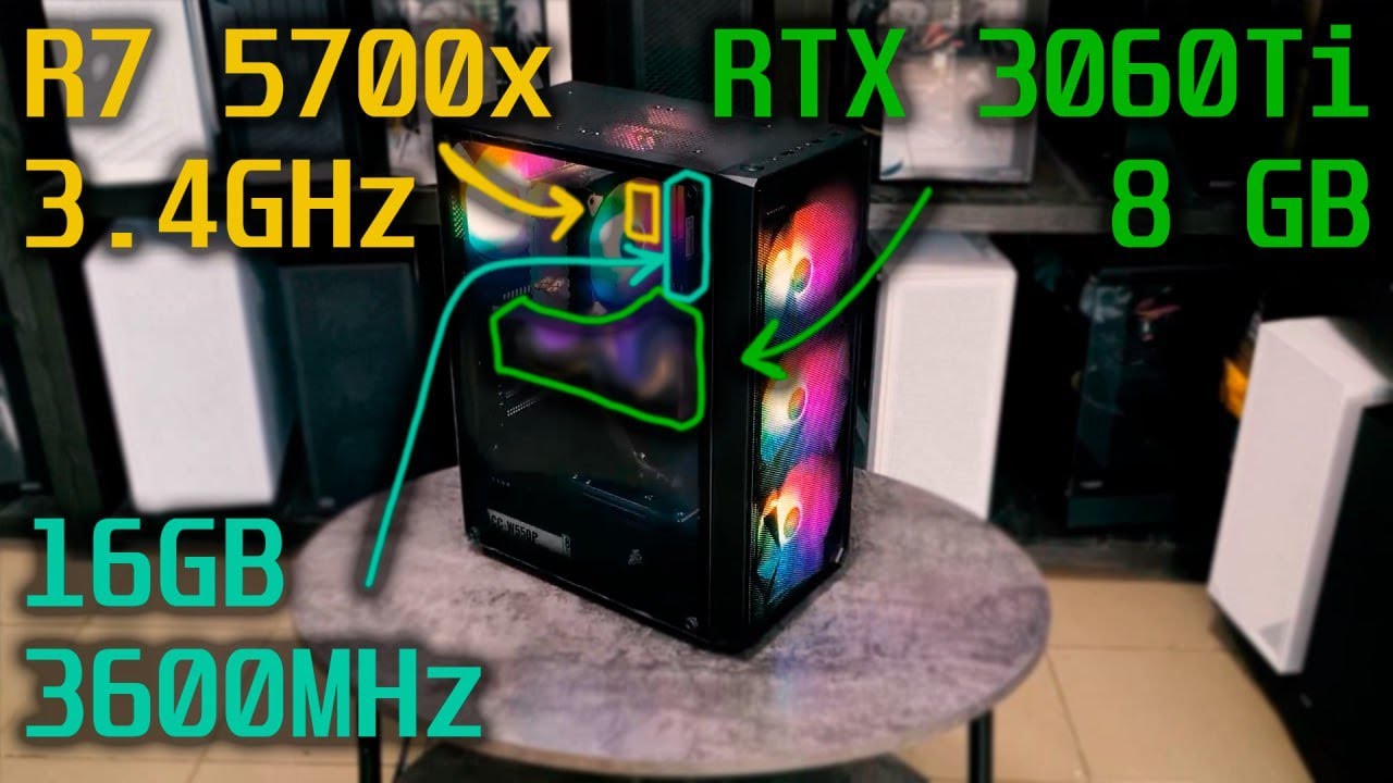 Обзор и тесты | Ryzen 7 5700x / RTX 3060 Ti 8GB | Aleksey PC fan