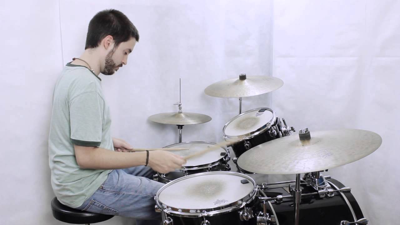 Cómo tocar bases de Rock con ride en la batería Cómo tocar Rock en la