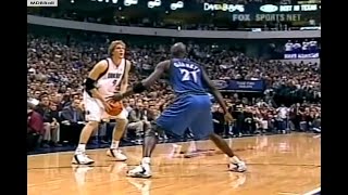 Mvp Battle - Kevin Garnett Takes On Dirk Nowitzki Wolves Mavs March 2003