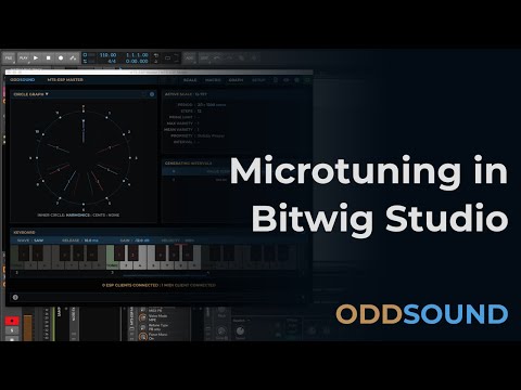 Microtuning in Bitwig Studio with MTS-ESP