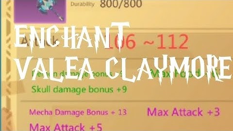 UTOPIA ORIGIN: ENCHANT VALEA CLAYMORE #utopiaorigin #weapon #sword #enchanted