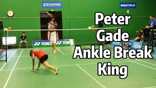 Peter Gade MASTERCLASS | Peter Gade vs Female Player Exhibition Match | Badminton Trick Shots