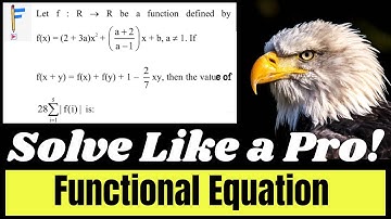 Solve Functional Equations Like a Pro! JEE Mains 2025 (28 Jan) Question Explained! | JEE PYQs