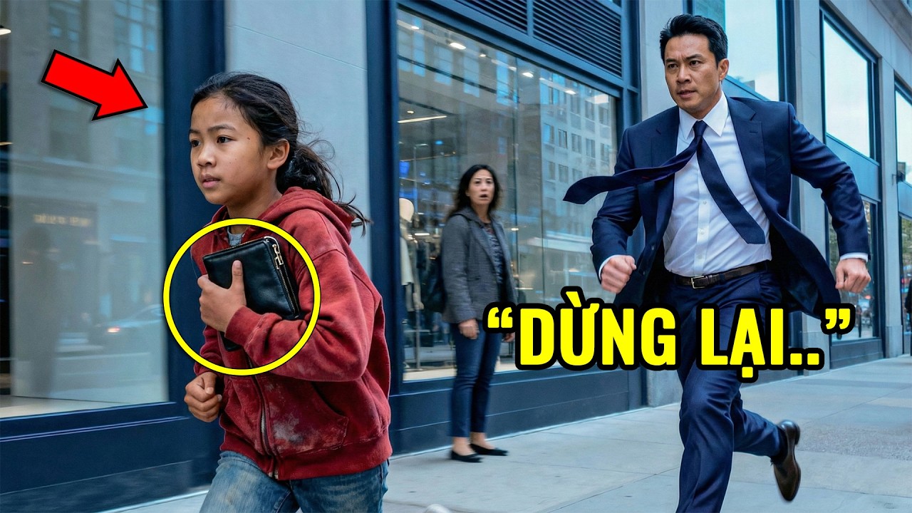 Tỷ phú rượt đuổi cô bé trộm ví của mình — rồi phát hiện sự thật khiến ông chết lặng!