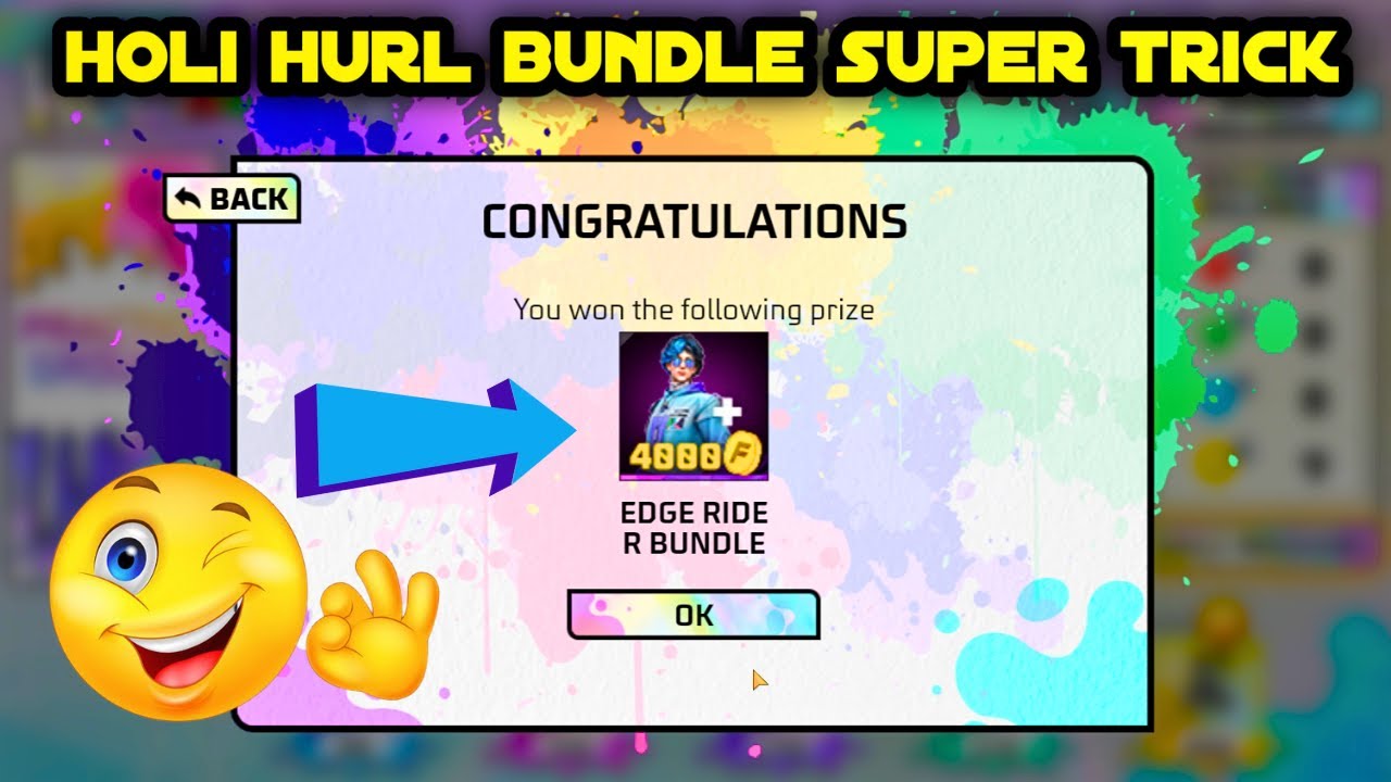 Edge Rider Bundle Kaise Le | Holi Hurl Event Free Fire Trick | Holi ...
