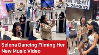 "SELENA GOMEZ &amp; BECKY G SPOTTED DANCING : Filming New Music Video Together! (EXCLUSIVE BTS)"