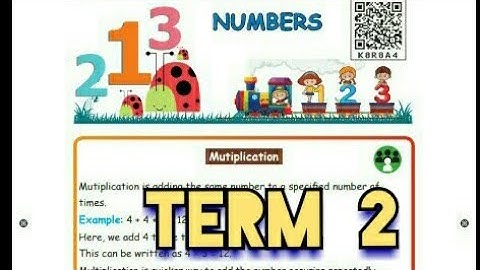 3rd std Maths - Term 2 - Unit  1 - Numbers