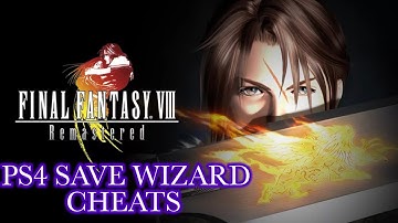Final Fantasy VIII Remastered - Max Stats, Max Gil, Max Items Cheats - PS4 Save Wizard