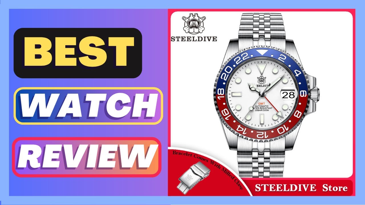 Best STEELDIVE SD1993 White Dial 60 Clicks Ceramic