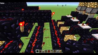 Minecraft: Redstone Lights Out Game Tutorial