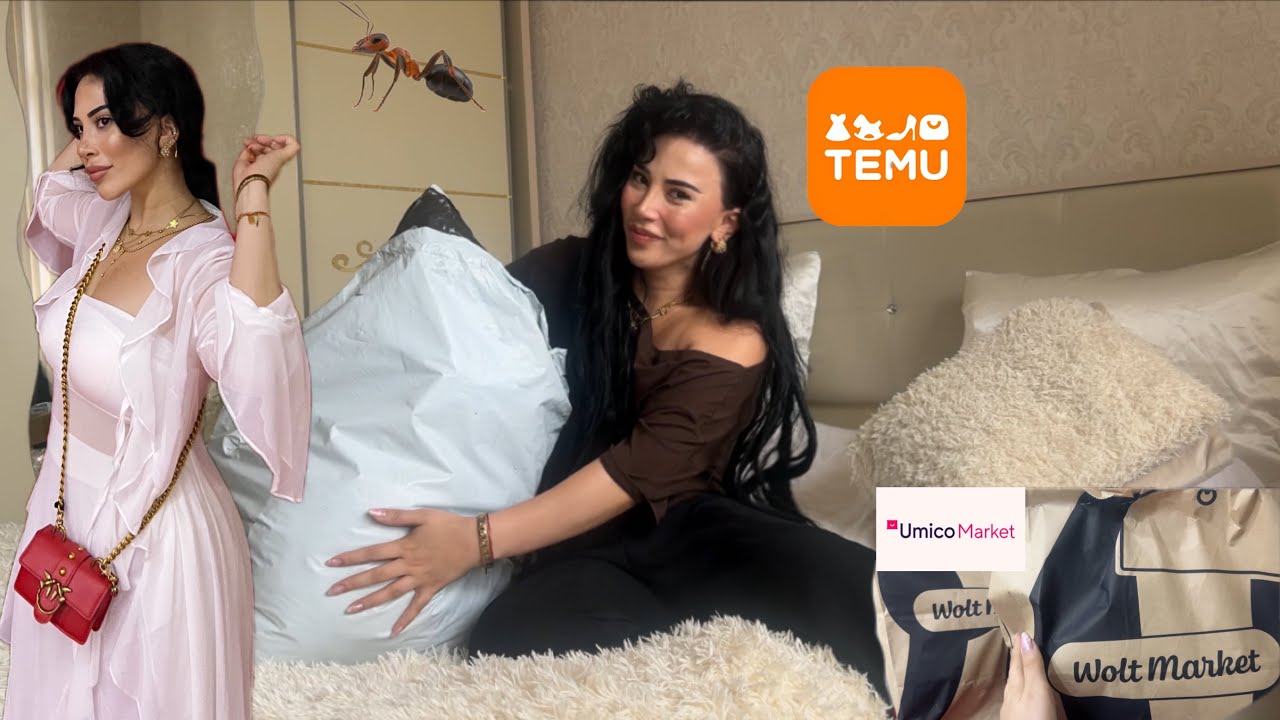 800 manatlıq temu alış-verişi 🛍️|Evi qarışqa basdı🐜| Umicodan ev əşyaları| Wolt market alış-verişi✨