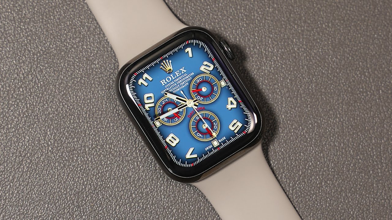 Custom Apple Watch Faces - Rolex, Gucci & More ! 