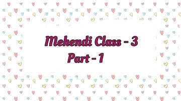 Mehendi Class 3: Types Of GRID/NETTING Patterns In Mehndi Designs