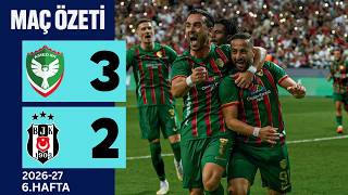 Amedspor Beşiktaş 3 - 2 Maç Özeti Süper Lig 2026/27 Beşiktaş Maç Özeti