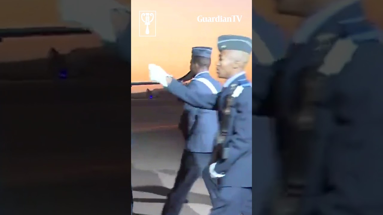 Tinubu arrives South Africa for Ramaphosa’s inauguration