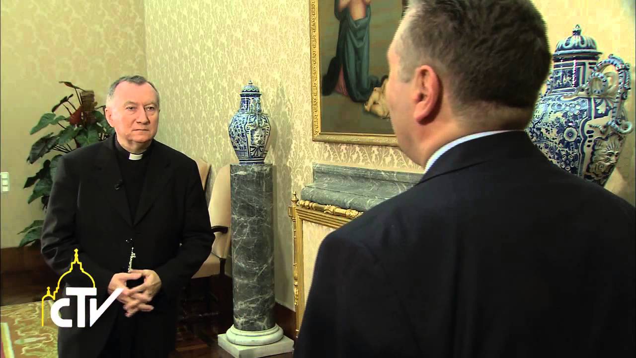Intervista integrale al cardinal Parolin viaggio papale a Strasburgo 21-11-2014 ctv news toronto