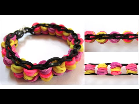 Rainbow Loom Bike Chain Bracelet on Mini Loom - YouTube