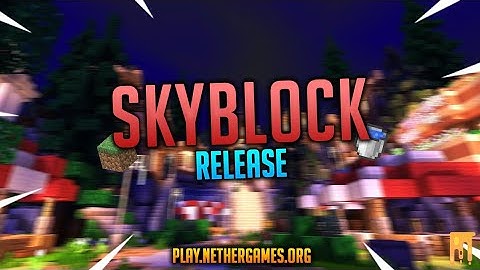 Nethergames skyblock !!!! ISLAND TOUR !!! #1