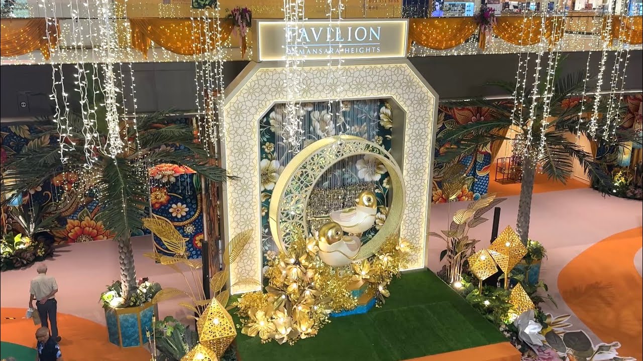 Pavilion Design Raya Hari Raya 2026 Decorations @ Pavilion Damansara Heights - YouTube