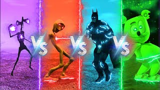 COLOR DANCE CHALLENGE DAME TU COSITA VS SIRENHEAD VS El Taiger VS BATMAN-Alien Green dance challenge by MONSTYLE GAMES 11,891 views 1 year ago 1 minute, 52 seconds