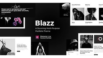 Blazz - Creative Multi-Concept Portfolio WordPress Theme | Themeforest Website Templates and Themes