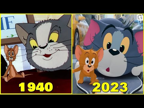 Tom and Jerry Evolution in Movies, Cartoons & TV (1940-2023)