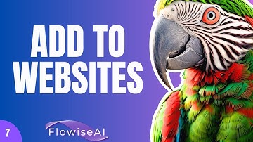 Flowise AI Tutorial #7 - Adding Chatbots to Websites using Embed API