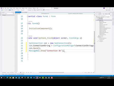 Connection String in Windows Forms C# |  Connection Strings in C#