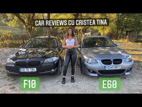 CRISTEA TINA - Car reviews BMW E60 & F10 - YouTube